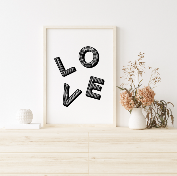 'Love' Print