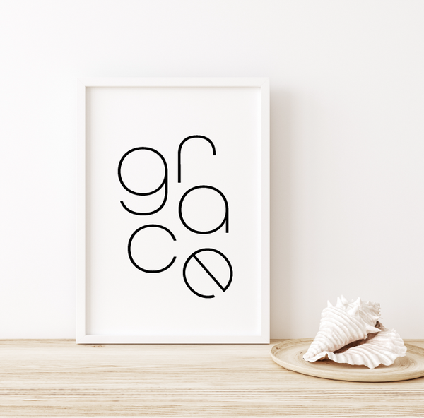 'Grace' Print