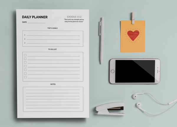 Daily Planner Notepad