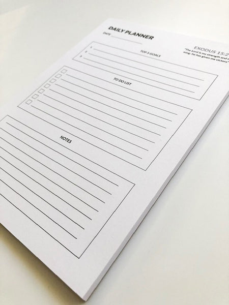 Daily Planner Notepad