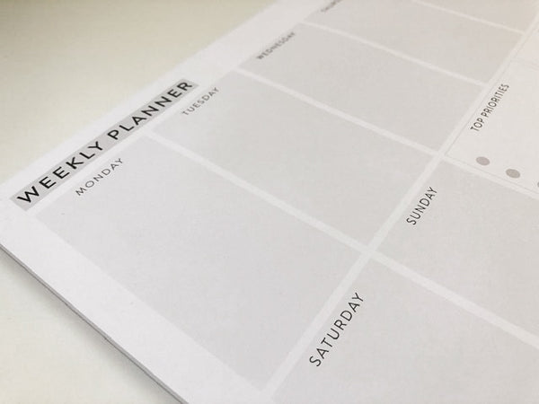Weekly Planner Notepad