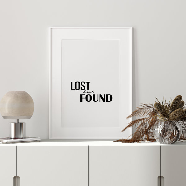 'Lost But Found' Print