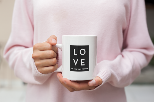 'LOVE' White Mug - PRE-ORDER