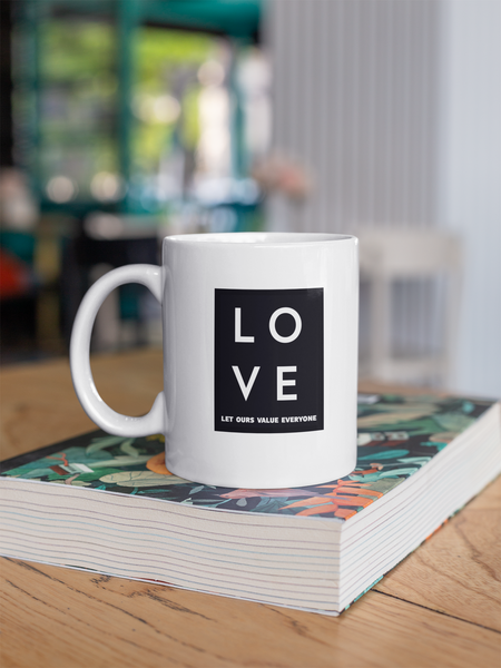 'LOVE' White Mug - PRE-ORDER