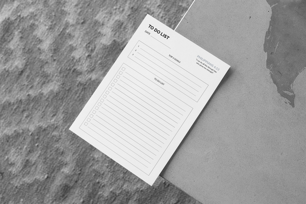 To Do List Planner Notepad
