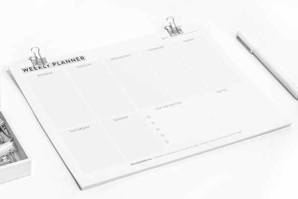 Weekly Planner Notepad