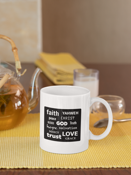 'Words of God' White Mug - PRE-ORDER