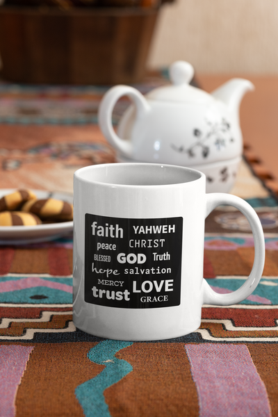 'Words of God' White Mug - PRE-ORDER
