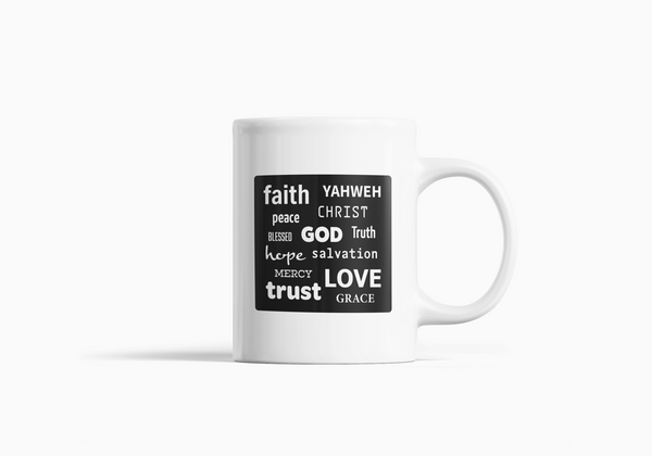 'Words of God' White Mug - PRE-ORDER