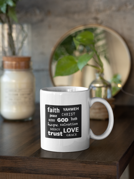'Words of God' White Mug - PRE-ORDER