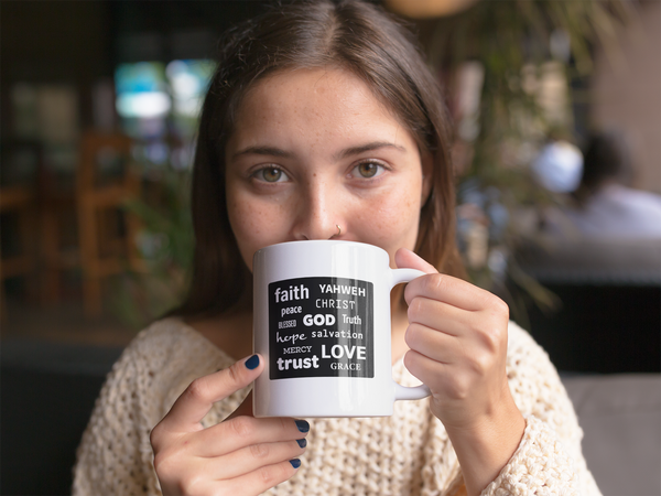 'Words of God' White Mug - PRE-ORDER