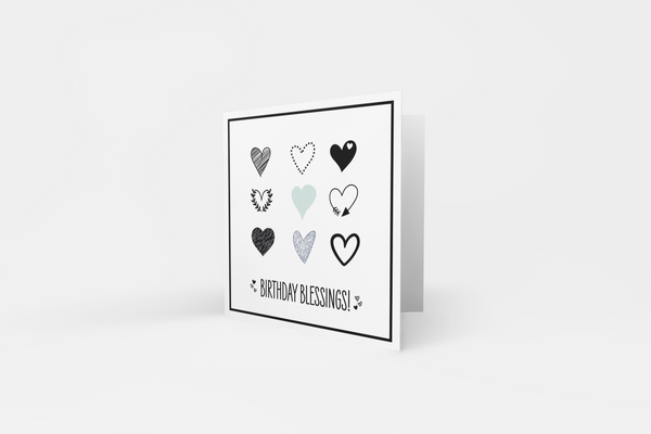 'Hearts' Greeting Card