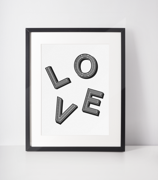 'Love' Print