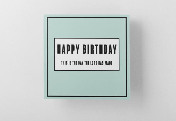 'Happy Birthday' Greeting Card