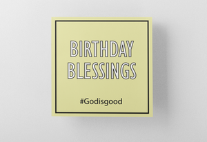 'Birthday Blessings' Greeting Card