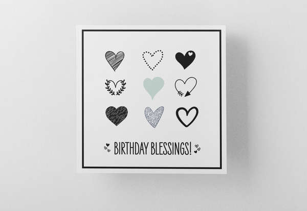 'Hearts' Greeting Card