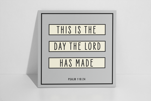 'This Is The Day The Lord Has Made' Greeting Card