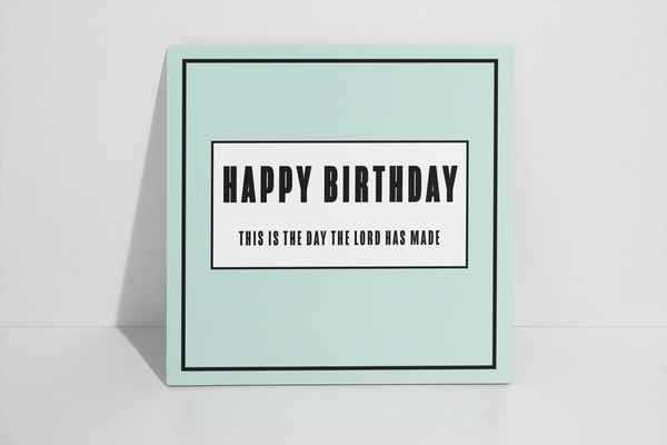 'Happy Birthday' Greeting Card