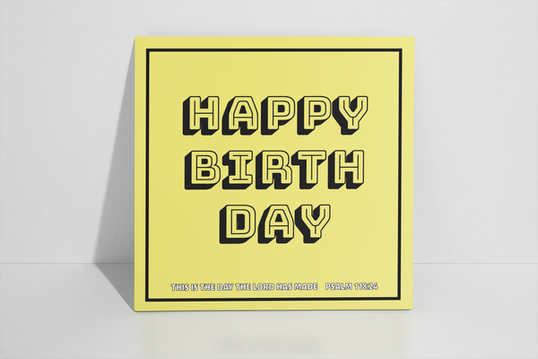 'Happy Birth Day' Greeting Card