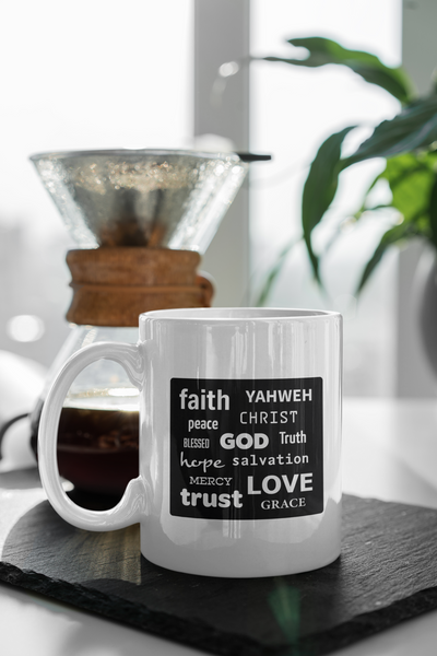 'Words of God' White Mug - PRE-ORDER