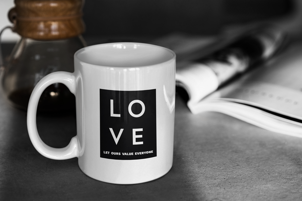 'LOVE' White Mug - PRE-ORDER