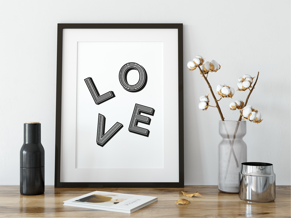 'Love' Print