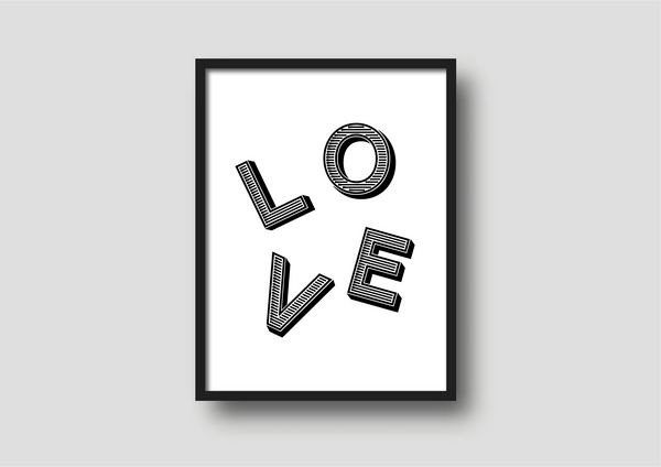 'Love' Print