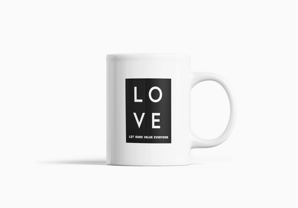 'LOVE' White Mug - PRE-ORDER