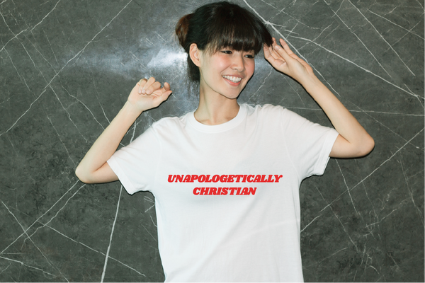 'Unapologetically Christian' White Unisex Organic Cotton T-Shirt