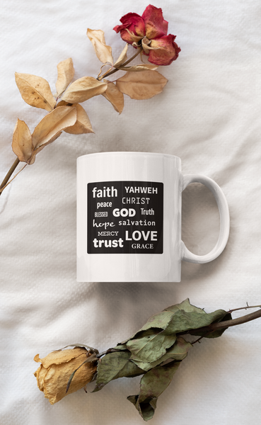 'Words of God' White Mug - PRE-ORDER