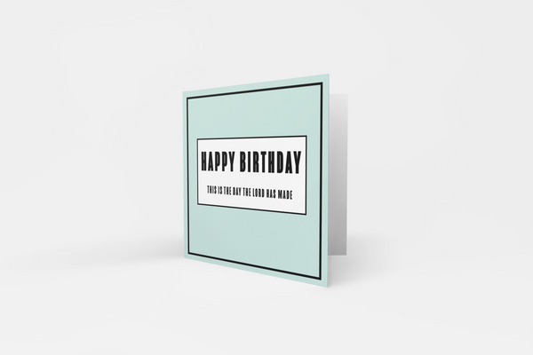 'Happy Birthday' Greeting Card