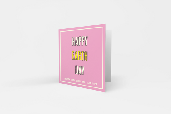 'Happy Earth Day' Greeting Card