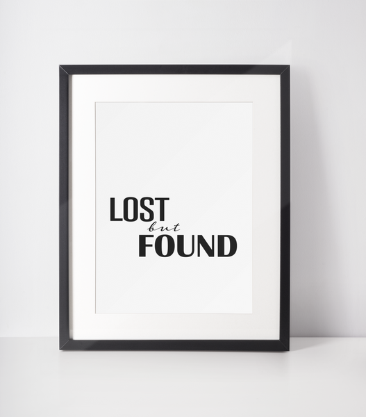 'Lost But Found' Print