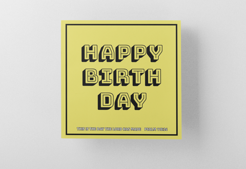 'Happy Birth Day' Greeting Card
